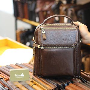 Túi đeo chéo nam có tay xách thời trang Lano cao cấp KT145