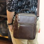 Túi đeo chéo nam có tay xách thời trang Lano cao cấp KT145