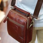 Túi xách nam Lano mini da bò thật cao cấp KT146