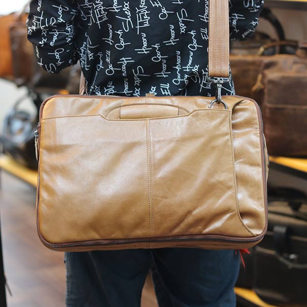 Cặp da nam kết hợp balo da công sở lano thời trang gọn nhẹ cd96