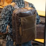 Cặp da nam kết hợp balo da công sở lano thời trang gọn nhẹ cd96 balo