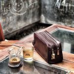 Túi cầm tay nam dạng hộp Lano da bò thật xách tay cao cấp CLT20