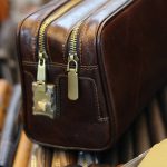 Túi cầm tay nam dạng hộp Lano da bò thật xách tay cao cấp CLT20 khoá số