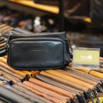 Túi da bao tử đeo bụng cho nam chính hãng Contact TDB011