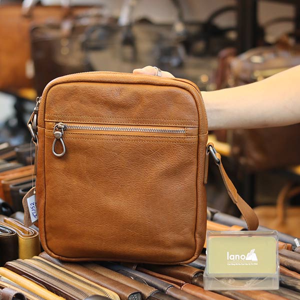 Túi da đeo chéo nam Lano KT152