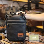 Túi da đeo chéo nam Lano KT153