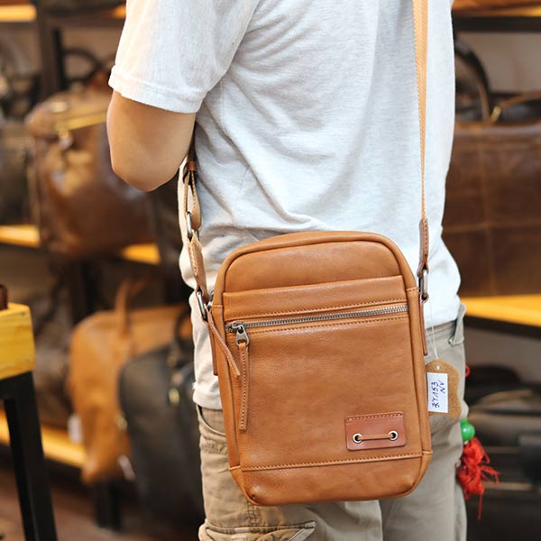 Túi da đeo chéo nam Lano KT153 đeo chéo