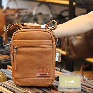 Túi da đeo chéo nam Lano KT153