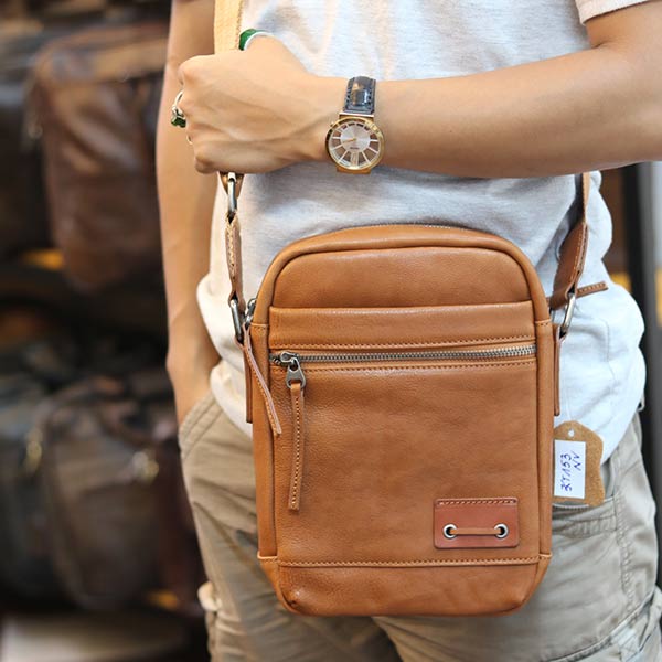 Túi da đeo chéo nam Lano KT153 đeo chéo