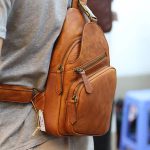 Túi da đeo ngực nam thời trang sang trọng da bò nhập khẩu TDL58 đeo chéo