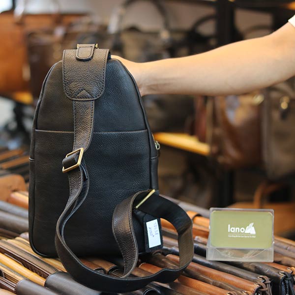 Túi da đeo ngực nam thời trang sang trọng da bò nhập khẩu TDL58