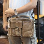 Túi da nam đeo chéo có quai xách thời trang tiện lợi KT150 đeo chéo