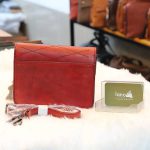 Túi da nữ đeo chéo Lano cao cấp Handmade TXN030 mặt sau