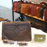 Túi đeo nữ da thật Lano thời trang sang trọng TXN023 mặt sau