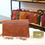 Túi đeo nữ da thật Lano thời trang sang trọng TXN023 mặt sau