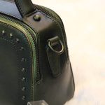 Túi xách nữ đinh tán viền da thật Handmade TXN026