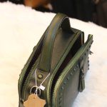 Túi xách nữ đinh tán viền da thật Handmade TXN026