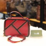 Túi xách nữ Lano da bò cao cấp đinh tán loại bóng TXN035