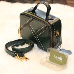 Túi xách nữ Lano da bò cao cấp đinh tán loại bóng TXN035