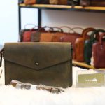 Túi xách nữ Lano da thật Handmade TXN024 mặt sau