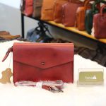 Túi xách nữ Lano da thật Handmade TXN024 mặt sau