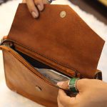 Túi xách nữ Lano da thật Handmade TXN024 ngăn trong