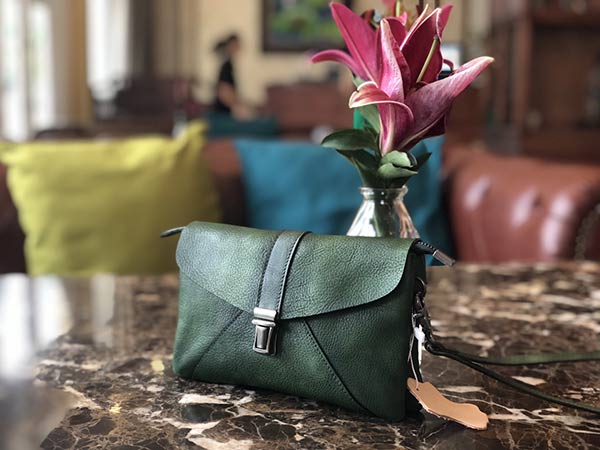 Túi Xách Nữ mini Lano đeo chéo cầm tay da bò thật TXN036