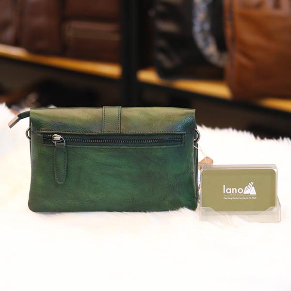 Túi Xách Nữ mini Lano đeo chéo cầm tay da bò thật TXN036