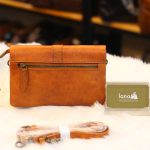 Túi Xách Nữ mini Lano đeo chéo cầm tay da bò thật TXN036