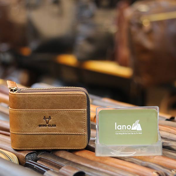 Ví da nam khóa kéo thời trang sang trọng VDN060