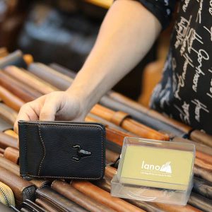 Ví kẹp tiền nam da bò Lano cao cấp VDN067
