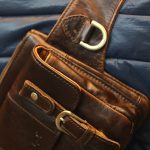 Túi bao tử nam da bò đeo bụng Lano thời trang TDB13