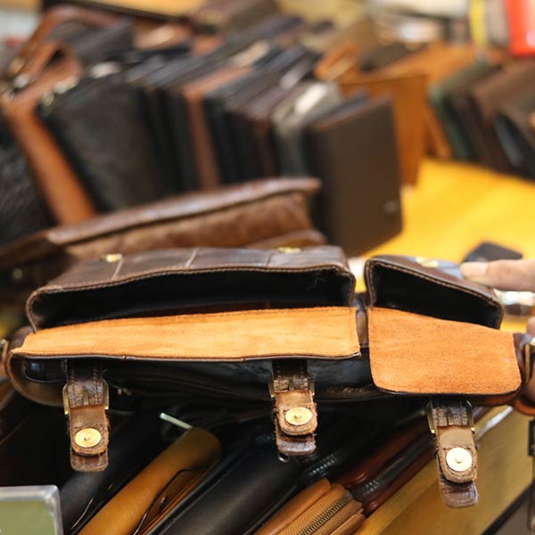 Túi bao tử nam da bò đeo bụng Lano thời trang TDB13