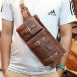 Túi bao tử nam da bò đeo bụng Lano thời trang TDB13