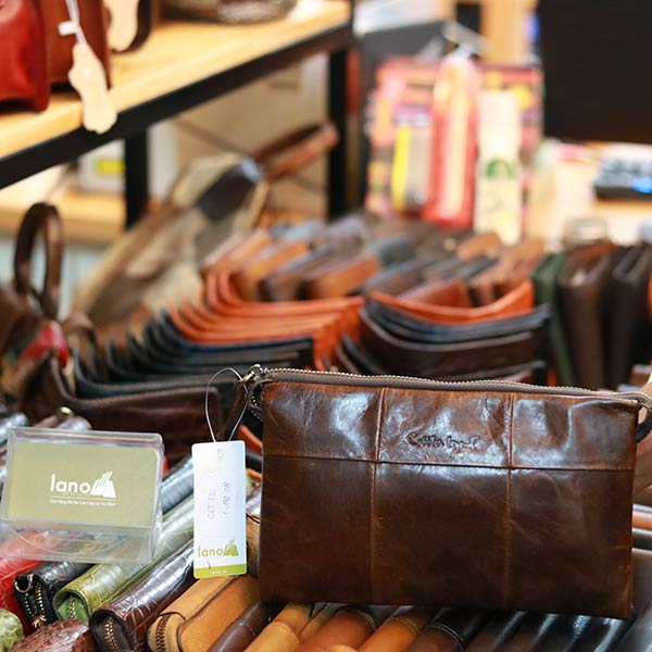 Túi cầm tay nam da bò Lano sang trọng gọn nhẹ CLT22