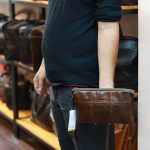 Túi cầm tay nam da bò Lano sang trọng gọn nhẹ CLT22