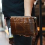 Túi cầm tay nam da bò Lano sang trọng gọn nhẹ CLT22