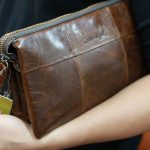 Túi cầm tay nam da bò Lano sang trọng gọn nhẹ CLT22