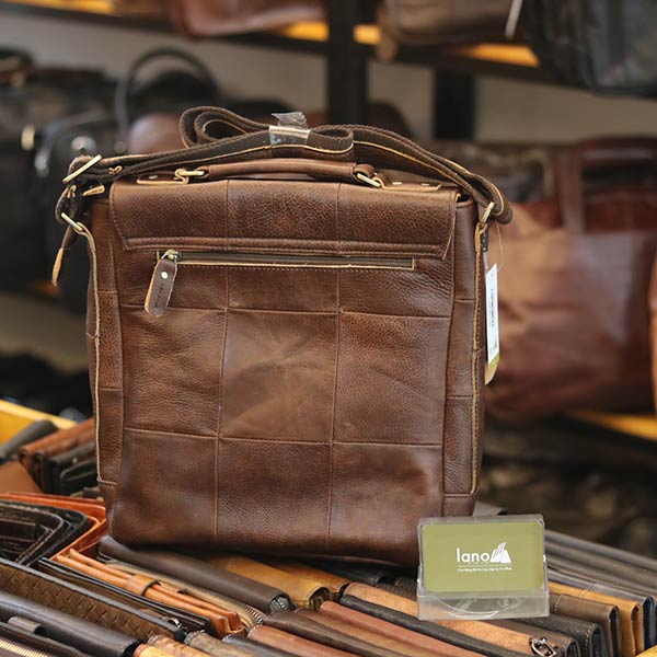 Túi da nam đeo chéo Lano đựng iPad KT157