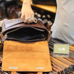 Túi da nam đeo chéo Lano đựng iPad KT157