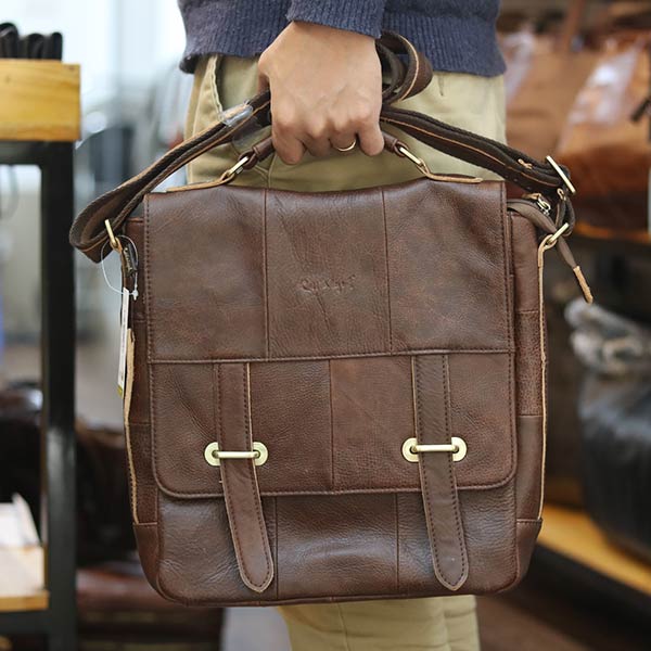 Túi da nam đeo chéo Lano đựng iPad KT157