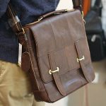 Túi da nam đeo chéo Lano đựng iPad KT157