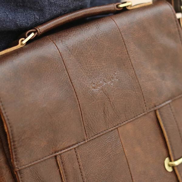 Túi da nam đeo chéo Lano đựng iPad KT157