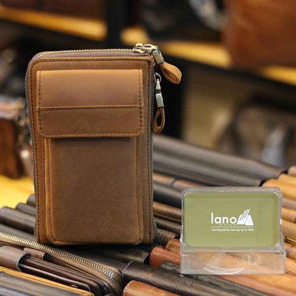 Túi da nam đeo chéo Lano nhỏ gọn tiện lợi KT159