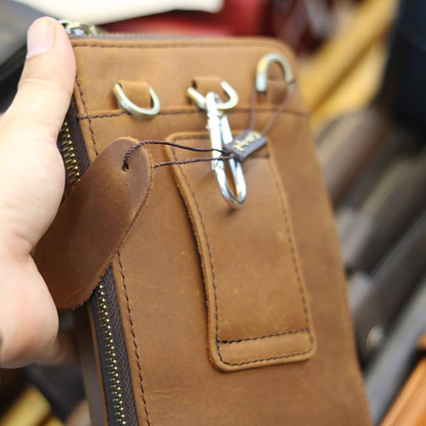 Túi da nam đeo chéo Lano nhỏ gọn tiện lợi KT159