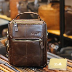 Túi đeo chéo nam có tay xách thời trang Lano cao cấp KT145