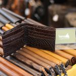 Ví da cá sấu 2 mặt cao cấp loại trơn nhiều màu sang trọng VCST01