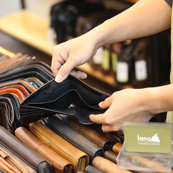 Ví da cá sấu 2 mặt cao cấp loại trơn nhiều màu sang trọng VCST01