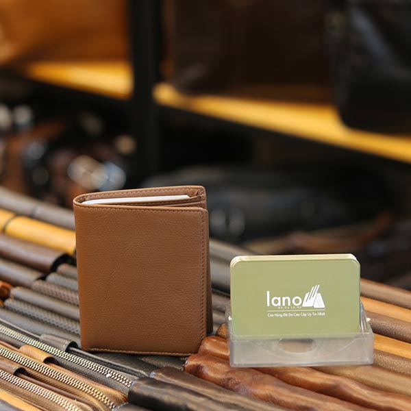 Ví Da Nam Lano dạng đứng thời trang nhỏ gọn tiện lợi VDN069