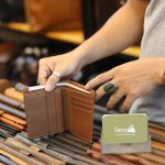 Ví Da Nam Lano dạng đứng thời trang nhỏ gọn tiện lợi VDN069 ngăn trong